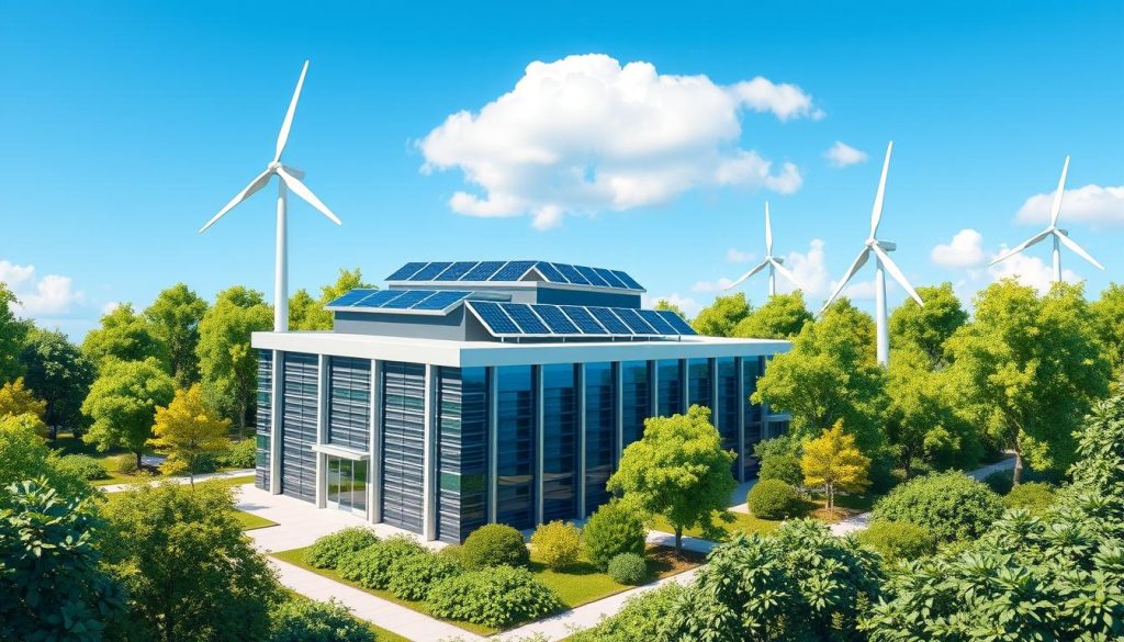 Renewable energy sources in eco-friendly hosting